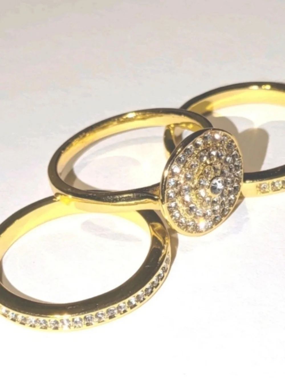 Womens 5ct Round Cut Lab Created Diamond Three Piece Wedding Ring Set Sz 10